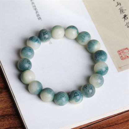 Pulsera con piedras de Buda, semillas de Bodhi, Om Mani Padme Hum grabadas, para alejar los malos espíritus 