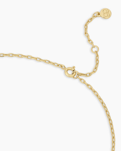 Halskette mit ineinandergreifendem Herz-Vorhängeschloss