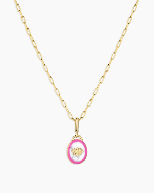 Power Gemstone Parker Charm Halskette Beruhigend