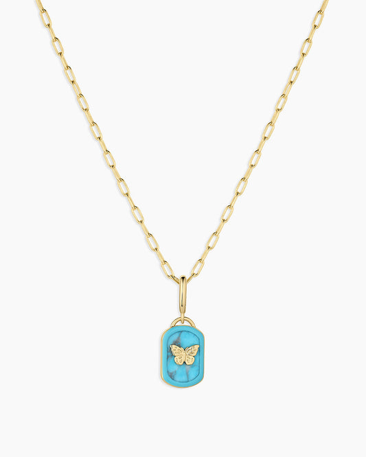 Power Gemstone Parker Charm Halskette Heilung