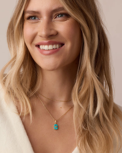 Collar con dije Parker de piedra preciosa curativa