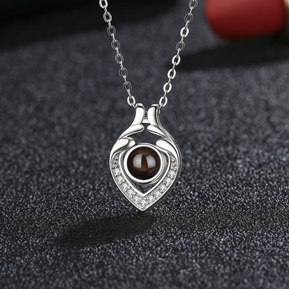 Hold My Love Photo Projection Necklace
