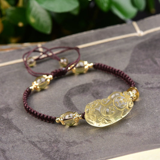 Citrine Wealth Pi Xiu Bracelet – A Symbol of Prosperity and Good Fortune - Touch Bling