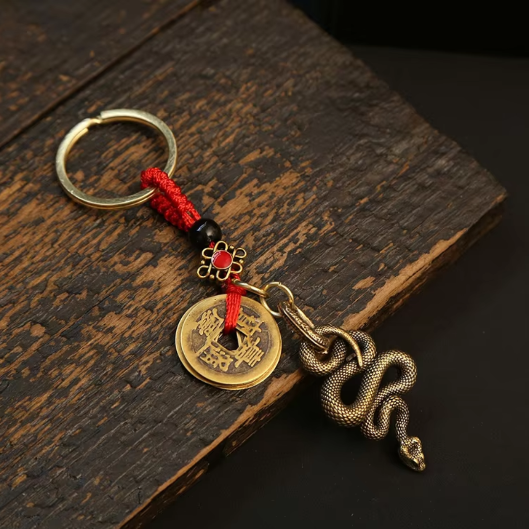 2025 Year of the Snake Lucky Pendant Keychain