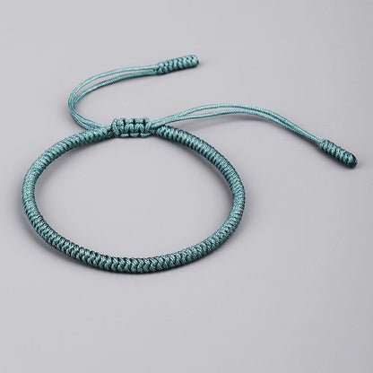 Pulsera tibetana de 3 piezas con nudo King Kong y amuleto de fuerza hecho a mano