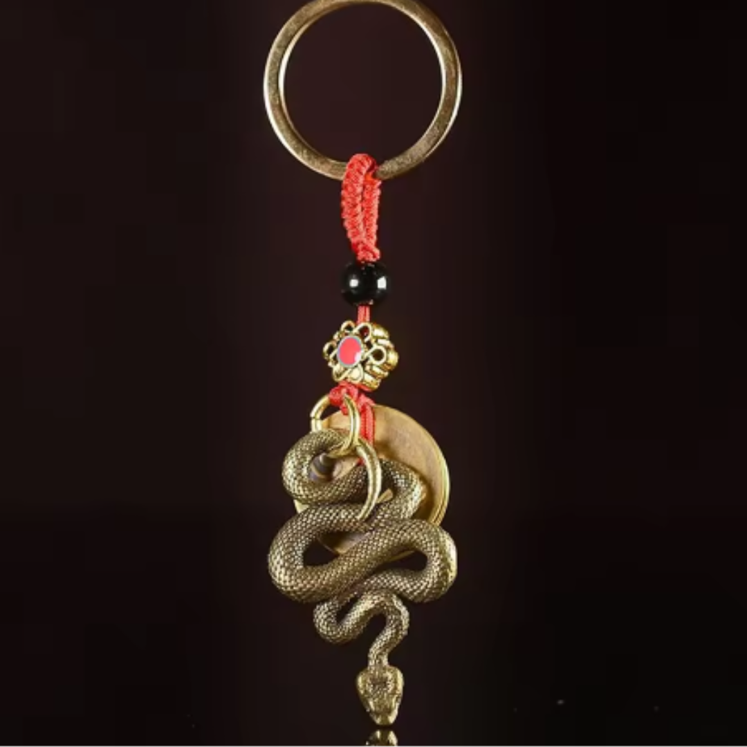 2025 Year of the Snake Lucky Pendant Keychain