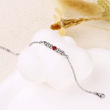 Erbsen in einer Schote Geburtssteinarmband