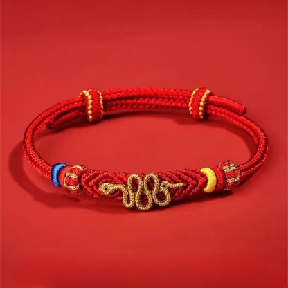 2025 Year of the Snake Women Handwoven Protection Bracelet