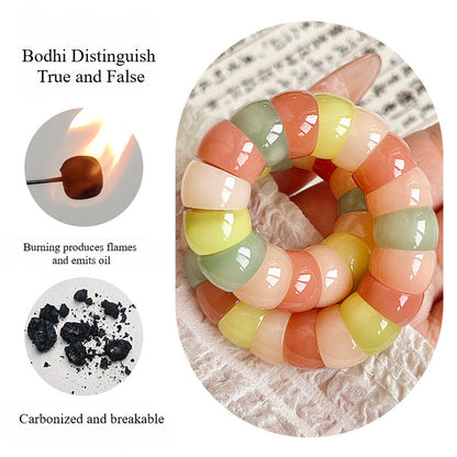 New Pink Bodhi Beads Fidget Bracelet for Stress Relief - Touch Bling