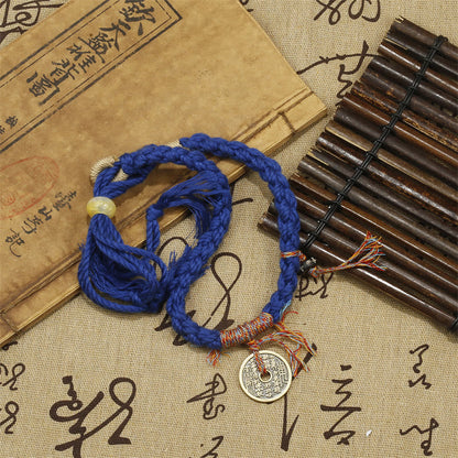 Pulsera hecha a mano con piedras de Buda, montaña, fantasmas, gastar dinero y alejar malos espíritus.