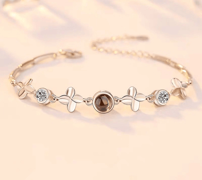 Lucky Clover Photo Projection Bracelet