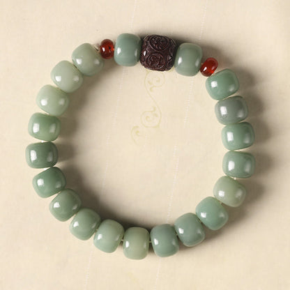 Buddha-Steine ​​Bodhi-Samen Glücksbringer Wolke Fu Charakter Perle Frieden Armband