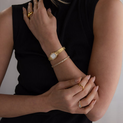 Petite Mesh Timepiece