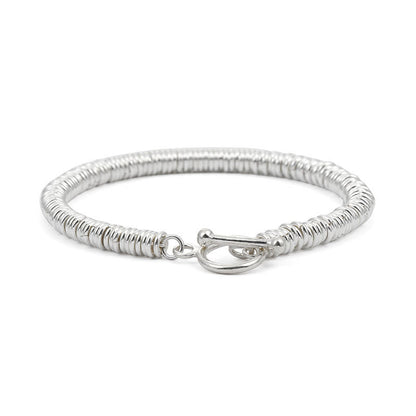 Buddha Stones Einfaches Kreismuster-Design Glückskettenarmband