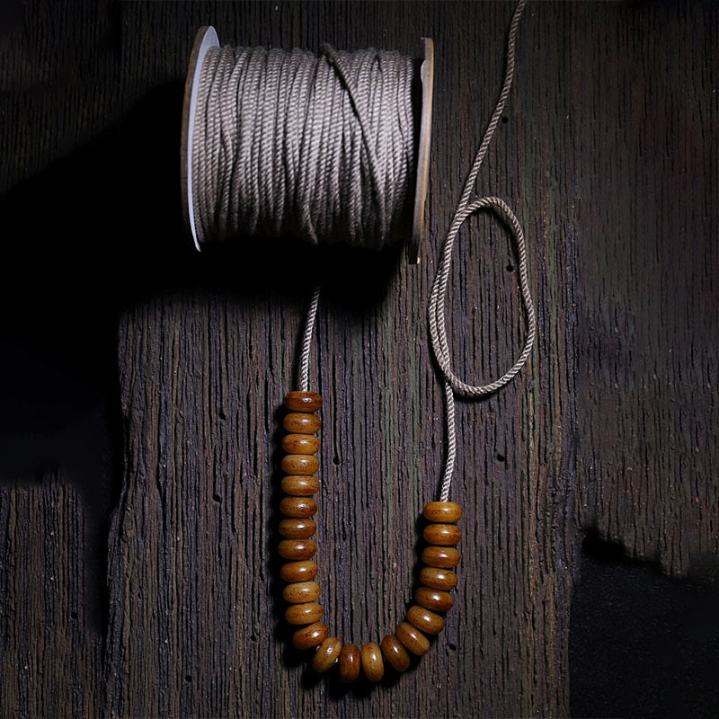 Pulsera tibetana de 108 cuentas Mala de hueso de yak con tres ojos de Dzi y piedras de Buda para alejar los malos espíritus.