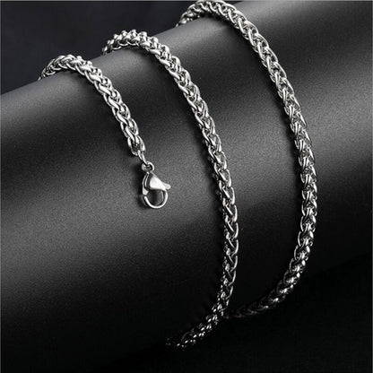 Collar con colgante de piedra de Buda, ondas de dragón, Yin Yang, Bagua, suerte y fuerza 