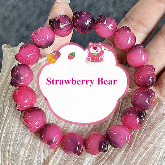 New Cute Color Series Cat Paw Bodhi Bracelet, Multiple Colors Available, 12-13mm - Touch Bling