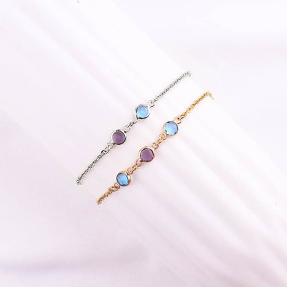 Personalized Birth Stone Bracelet