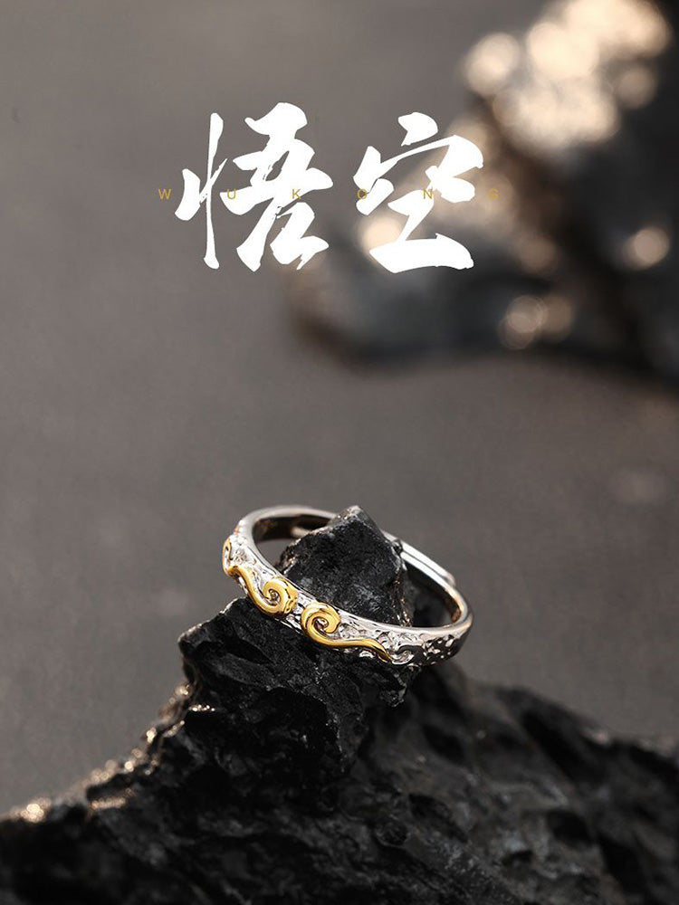 Adjustable Sun Wukong Tightening Spell Ring for Men - Touch Bling