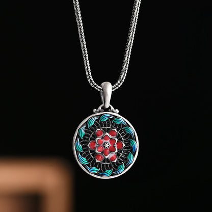 Pure Silver Safety Buckle Pendant