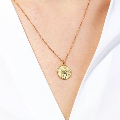Greek Goddess Pendant Necklace