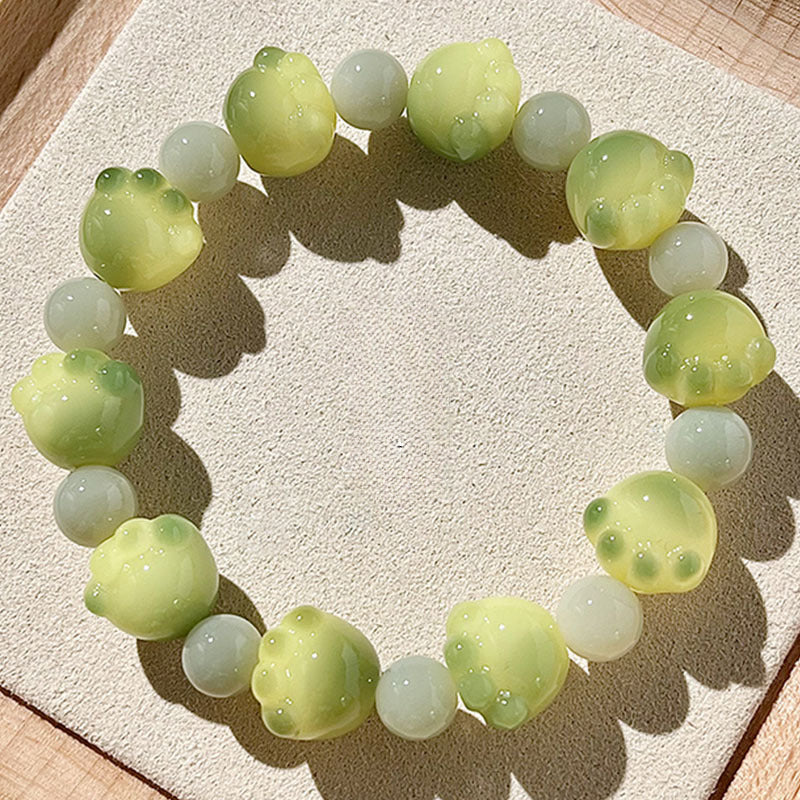 New Cute Cat Paw Bodhi Bracelet, Multiple Colors Available - Touch Bling