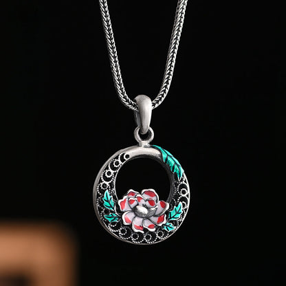 Pure Silver Safety Buckle Pendant