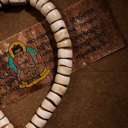 Piedras de Buda, Hueso de Yak Natural Tibetano, El Señor del Cadáver, Dados del Bosque, Zodíaco Chino, Nueve Palacios, Ocho Diagramas, Mala de Muñeca de Fuerza