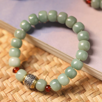 Buddha-Steine ​​Bodhi-Samen Glücksbringer Wolke Fu Charakter Perle Frieden Armband