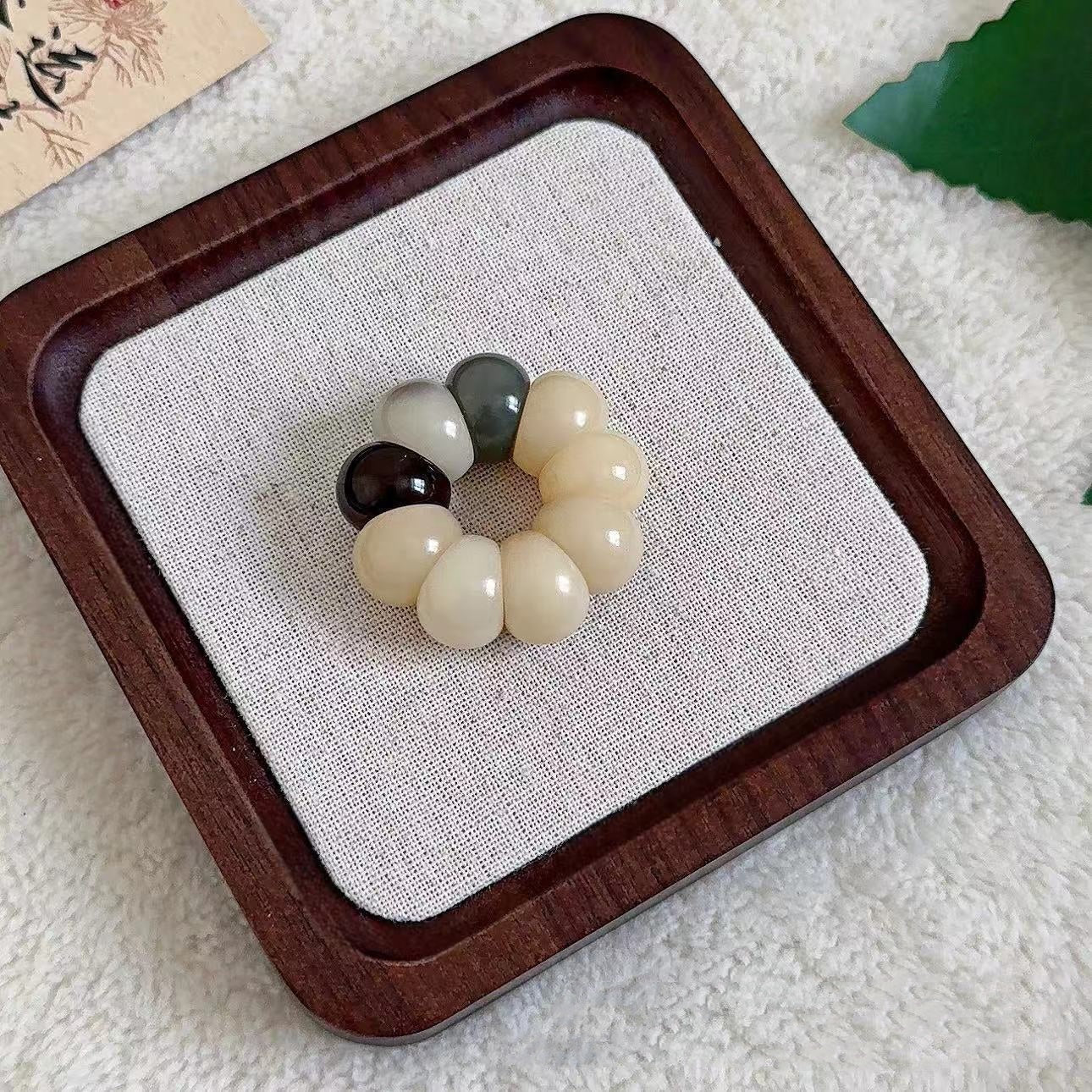 Adorable Mini Garlic Clove and Mangosteen Handheld Charms，Multiple Colors Available - Touch Bling
