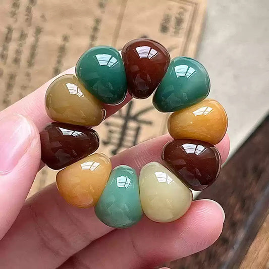 Adorable Mini Garlic Clove and Mangosteen Handheld Charms，Multiple Colors Available - Touch Bling