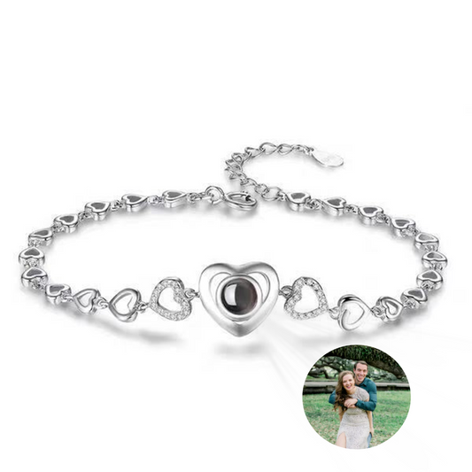 Heart Photo Projection Bracelet