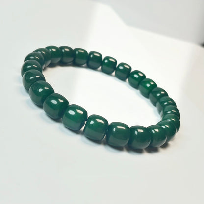 Green Bodhi Beads Meditation Bracelet for Calm and Relaxion