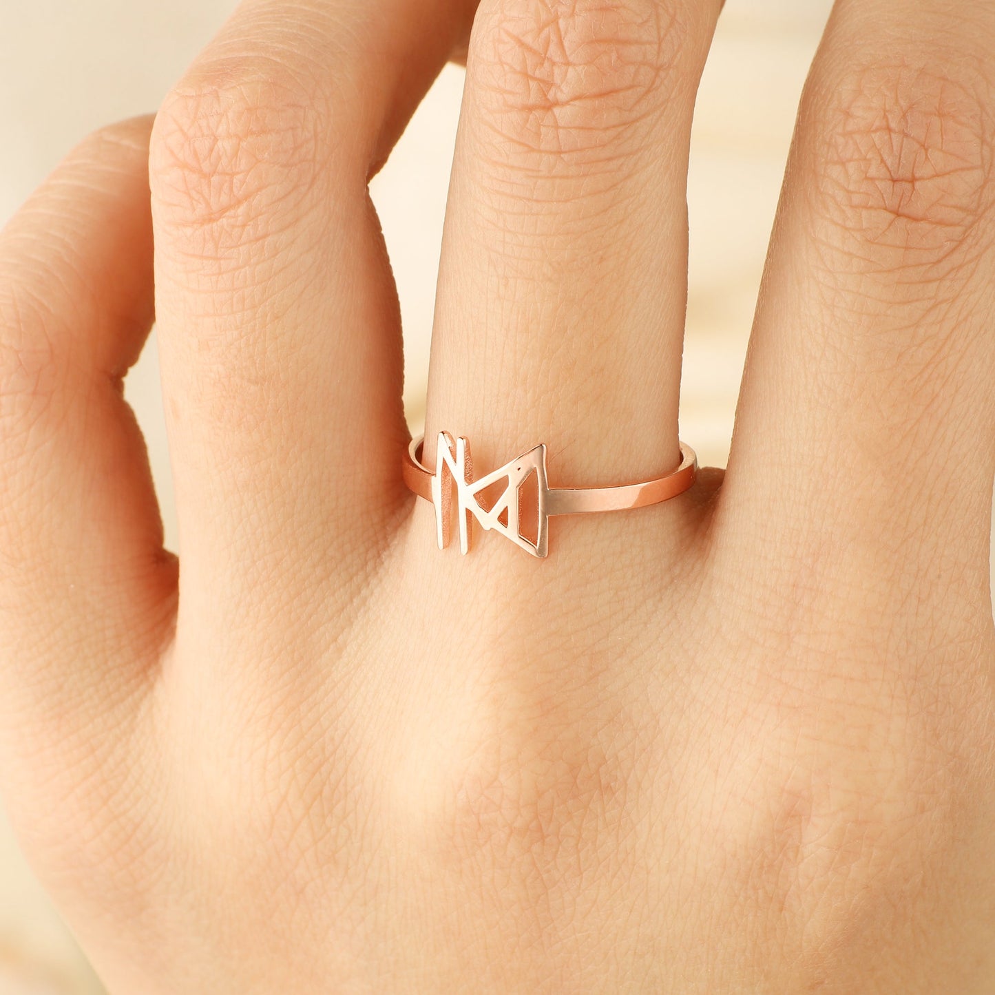 Monogramm-Namensring