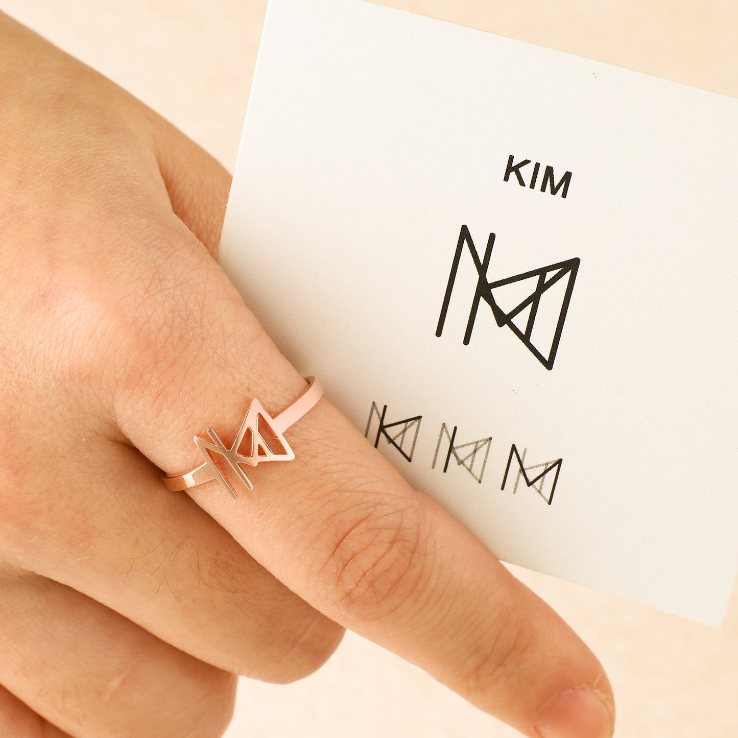 Monogramm-Namensring