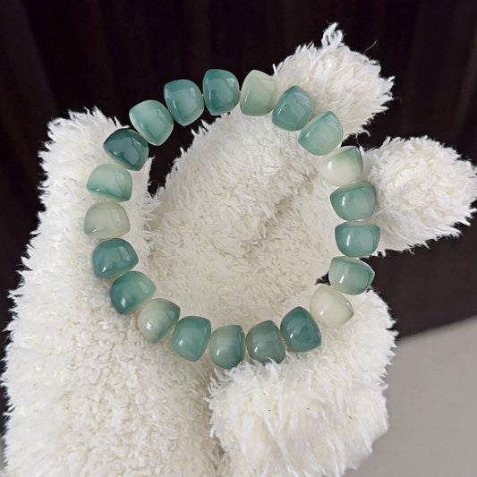 Multi-Treasure Bowl Bead Bodhi Bracelet - Touch Bling