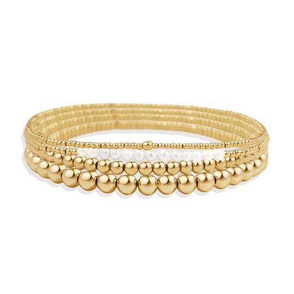 Everyday Pearls Bracelet Stacking Set