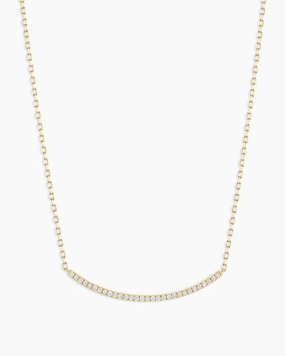Diamond Taner Bar Necklace
