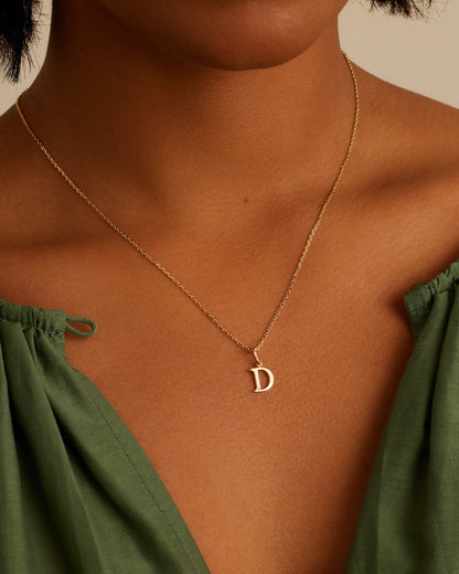Diamond Vintage Alphabet Charm