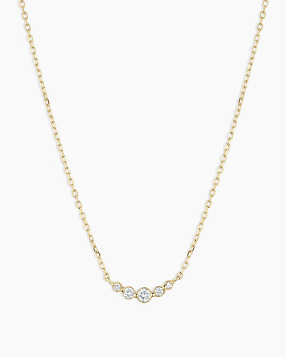 Elle Diamond Cluster Necklace