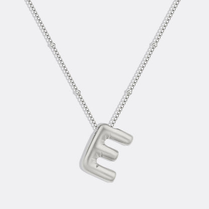 Ballon-Initialen-Halskette mit Satellitenkette 
