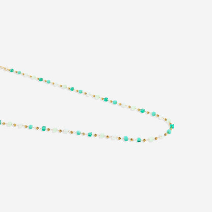 Beaded Beach Bracelet and Choker Necklace Set