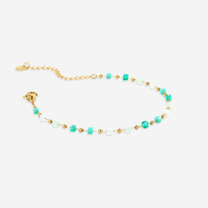 Beaded Beach Bracelet and Choker Necklace Set