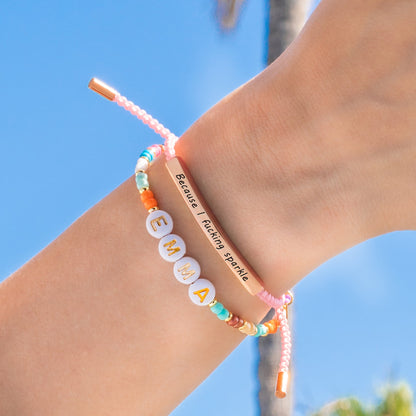 Because I F♥cking Sparkle Inspire Bracelet