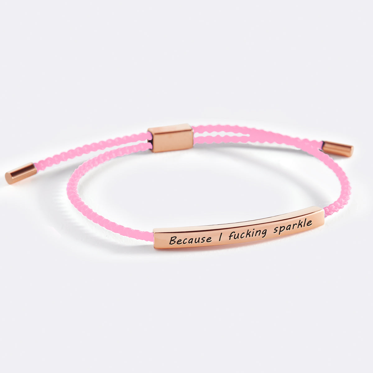 Because I F♥cking Sparkle Inspire Bracelet