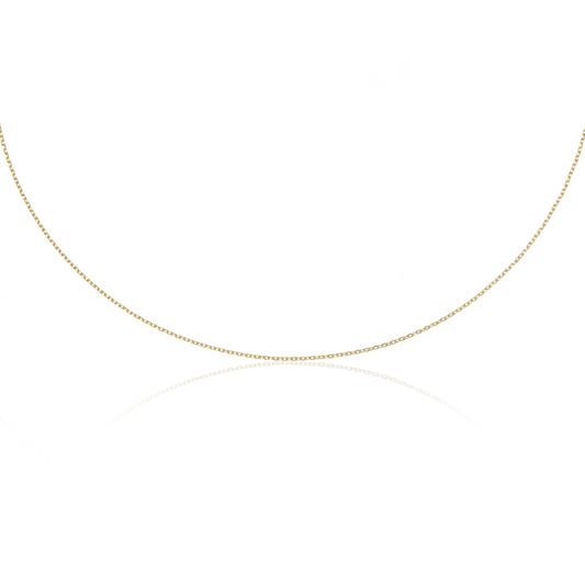 Belcher-Kette aus massivem Gold