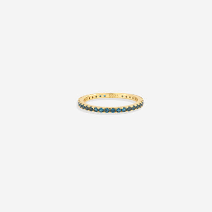 Birthstone Eternity Stacking Ring