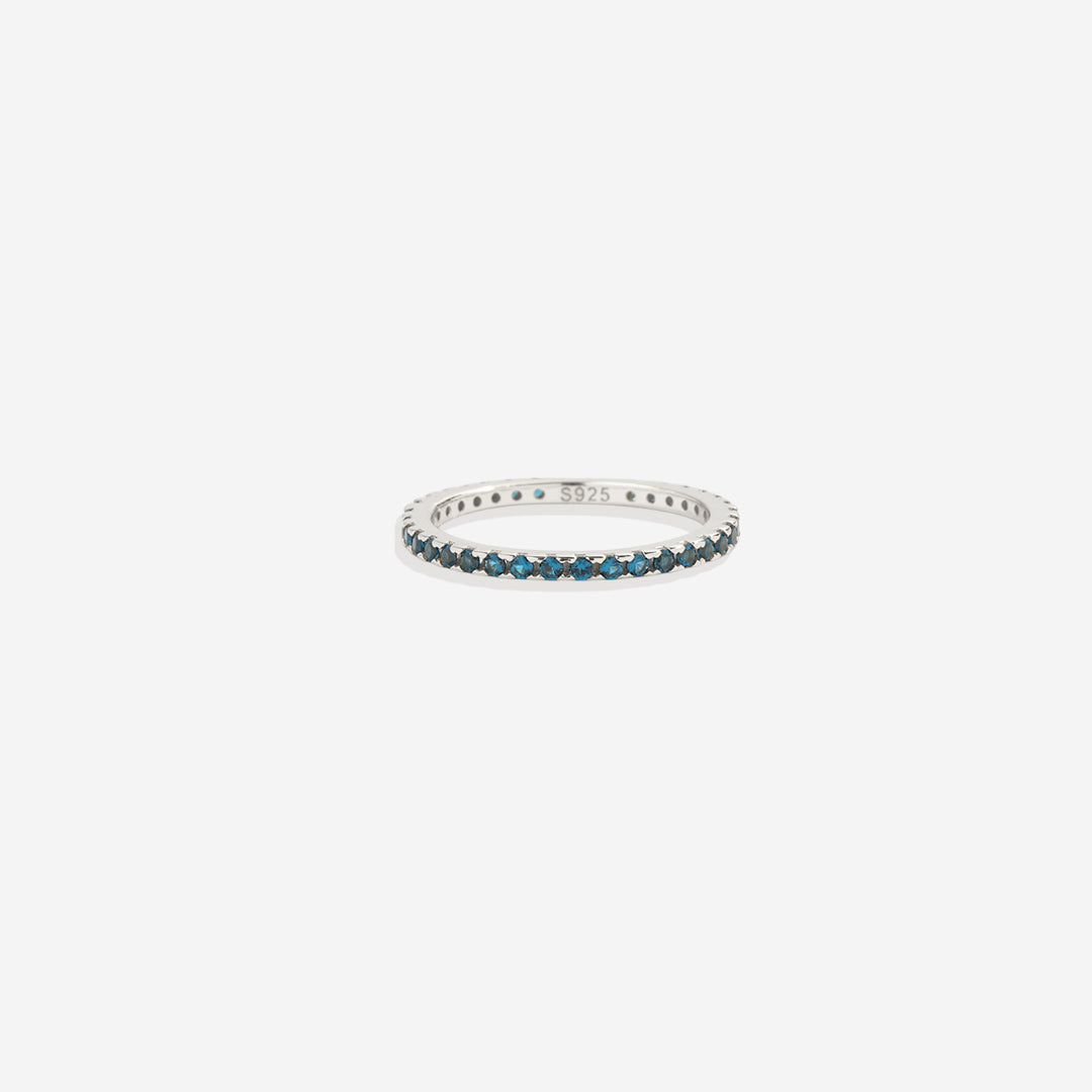 Birthstone Eternity Stacking Ring