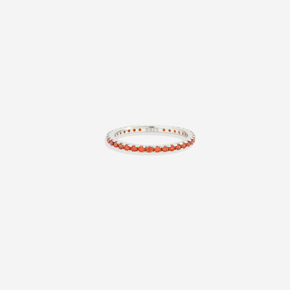 Birthstone Eternity Stacking Ring