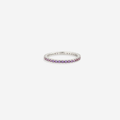 Birthstone Eternity Stacking Ring